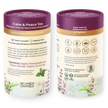 DelighTeas Tulsi Holy Basil Tea Bags All Organic and Eco-Friendly