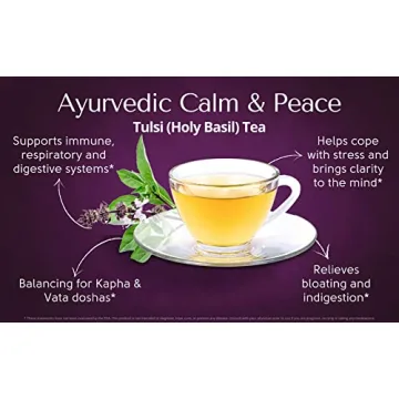 DelighTeas Tulsi Holy Basil Tea Bags All Organic and Eco-Friendly