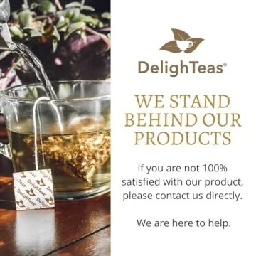 DelighTeas Tulsi Holy Basil Tea Bags All Organic and Eco-Friendly