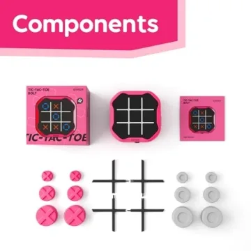 GiiKER Tic Tac Toe Bolt - 3-in-1 Portable Game Console