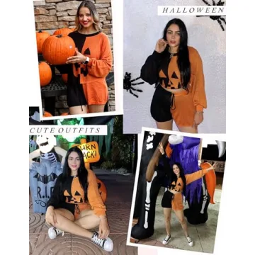 Ekouaer Stylish Knit Pajama Set for Cozy Lounging