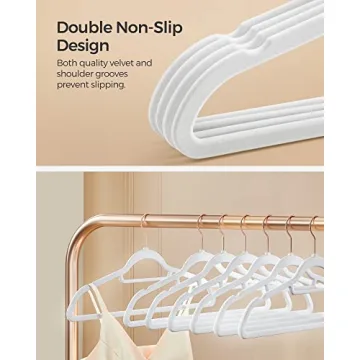 Stylish SONGMICS Velvet Hangers Set of 50 - Non-Slip
