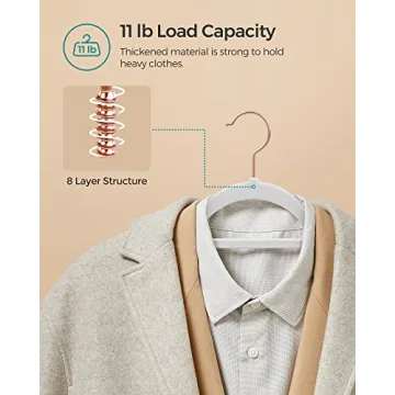 Stylish SONGMICS Velvet Hangers Set of 50 - Non-Slip