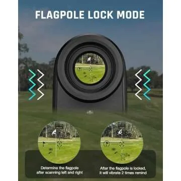 CAMMOO M1000 Golf Hunting Rangefinder with Slope and USB