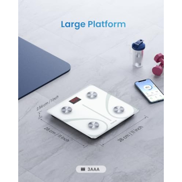 RENPHO Smart Bluetooth Body Fat Scale with App Connectivity