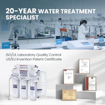 COMFEE’ 5-Stage Reverse Osmosis System for Pure Water