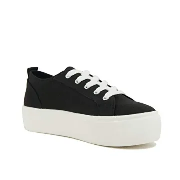 Soda Petal ~ Women Double Deck Bottom Sole Fashion Sneakers with Padded Comfortable Sock