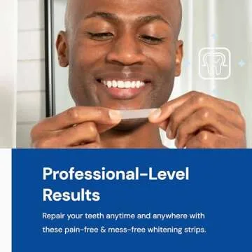 SNOW Diamond Teeth Whitening Strips | Gentle & Enamel Safe White Strips for Teeth Whitening | at-Home Dental Hygiene & Tooth Care for a White Smile Easy Convenient Tooth 42 Ct