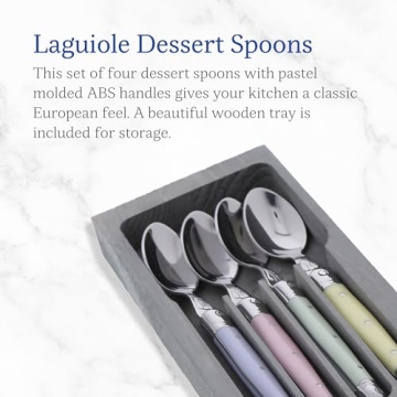 Jean Dubost Laguiole Coffee/Dessert Spoons Set - Made in France