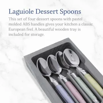 Jean Dubost Laguiole Coffee/Dessert Spoons Set - Made in France
