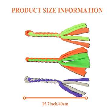 ASOCEA Expandable Dog Flirt Pole with Rope Toys