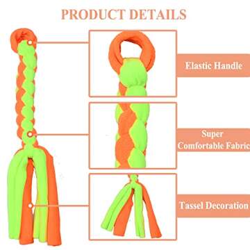 ASOCEA Expandable Dog Flirt Pole with Rope Toys