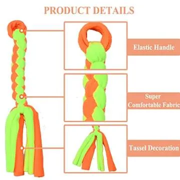 ASOCEA Expandable Dog Flirt Pole with Rope Toys