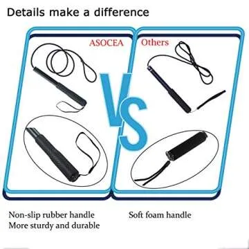 ASOCEA Expandable Dog Flirt Pole with Rope Toys