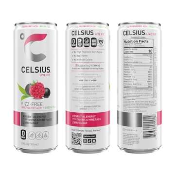 CELSIUS Fizz Free Variety Pack, Functional Essential Energy Drink 12 Fl Oz (Pack of 12)