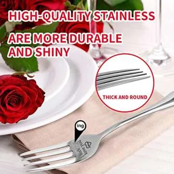 Engraved Love Fork - Perfect Gift for Mom or Wife