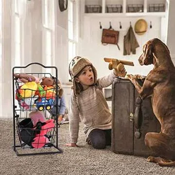 Stylish 2 Tier Fruit Basket - Keep Produce Organized