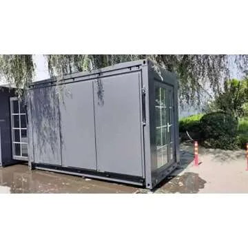 Portable Prefabricated Tiny Home to live in 13x20ft, Mobile Expandable Plastic Prefab House including toilet & shower inside for living, and used for Booth, Office, Guard House, Shop, Villa, Warehouse