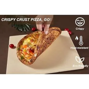 Large Cordierite Pizza Stone for Oven and Grill