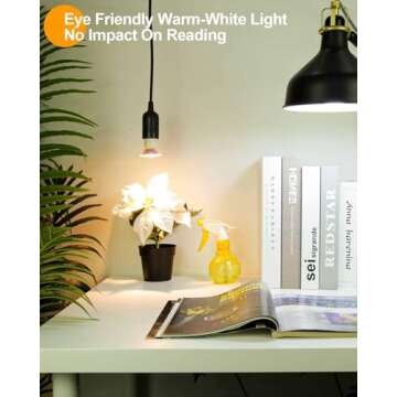 DOMMIA Grow Light Bulbs, Full Spectrum Plant Light for Indoor Plants, GU10 LED Grow Lights Plant Light Bulbs 3 Counts, Sunlike Spectrum Indoor Growing Lamps for Succulents, Orchids & More