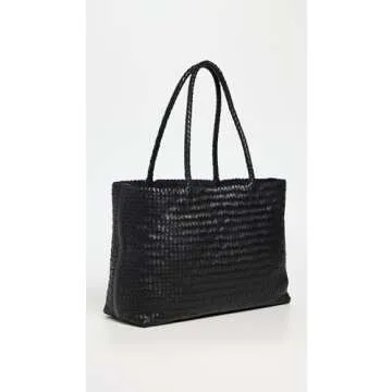 Madewell Women's Transport Early Weekender Woven Tote, True Black, One Size