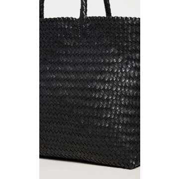 Madewell Women's Transport Early Weekender Woven Tote, True Black, One Size