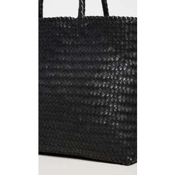 Madewell Women's Transport Early Weekender Woven Tote, True Black, One Size
