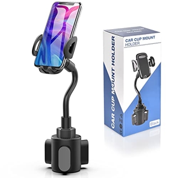 Bokilino Adjustable Car Cup Phone Holder Mount for Smartphones