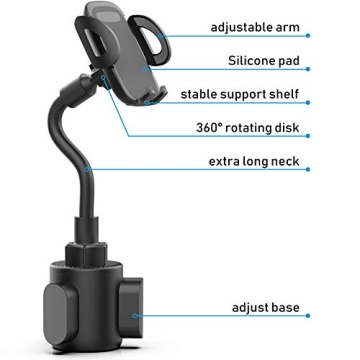bokilino Adjustable Cup Phone Holder for Universal Use