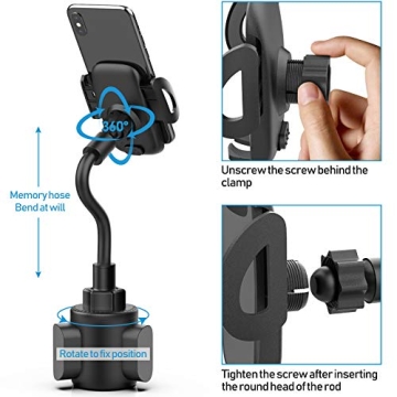 bokilino Adjustable Cup Phone Holder for Universal Use