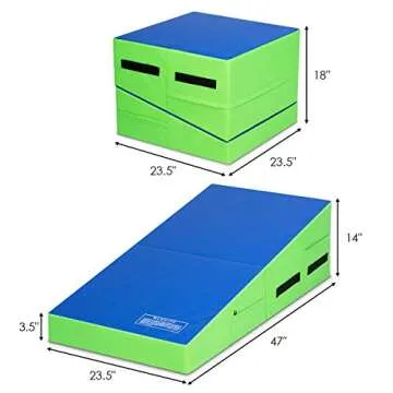 Giantex Incline Gymnastics Wedge Mat for Kids' Fitness