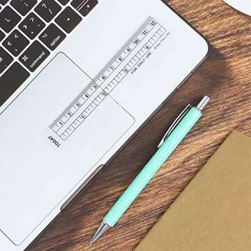 Versatile Ruler Bookmark Set for A7 Binders - 10 Pack