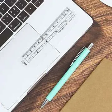 Versatile Ruler Bookmark Set for A7 Binders - 10 Pack