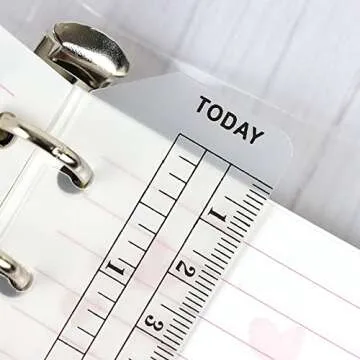 Versatile Ruler Bookmark Set for A7 Binders - 10 Pack