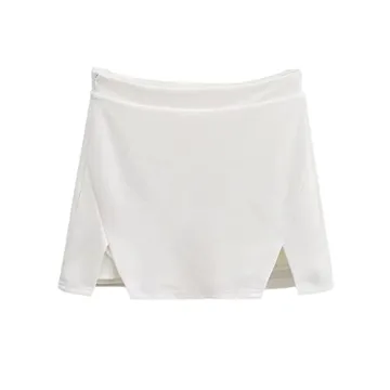 LYANER Women's Stylish Zip Up Skort - Chic & Versatile