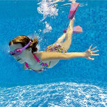 Prsca Kids Swim Fins for Beginners & Training in Water