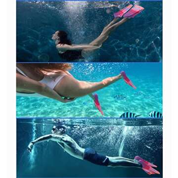 Prsca Kids Swim Fins for Beginners & Training in Water