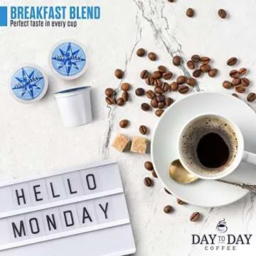 Day To Day 200-Count Breakfast Blend Medium Roast Single Serve Coffee Pods for K-Cup Keurig Brewer