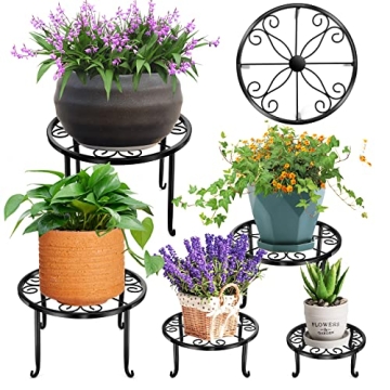 Heavy Duty Rustproof Metal Plant Stands Indoor Outdoor