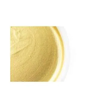 Yasutomo Japanese Watercolor Sumi-e Porcelain Pan 2190;" Round - Pale Gold