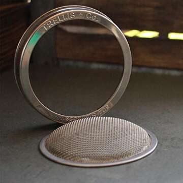 Organic Broccoli Sprout Growing Kit - Includes 316 Stainless Steel Sprouting Lid, Sprout Stand, and ...