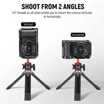 NEEWER ZV-E10 Camera Cage for Sony ZV-E10 - Lightweight and Functional