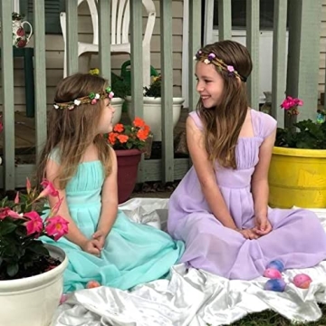 Candygirl Rose Bohemian Flower Crown Headbands for Kids