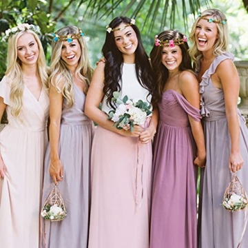 Candygirl Rose Bohemian Flower Crown Headbands for Kids