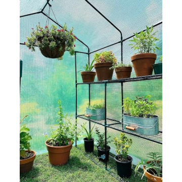 Ohuhu Durable Walk-in Greenhouse with 12 Shelves