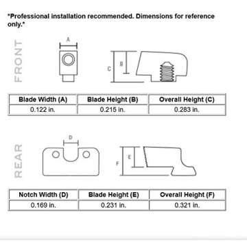 Trijicon GL601-C-600836 Night Sight,HD XR Orange Front Outline