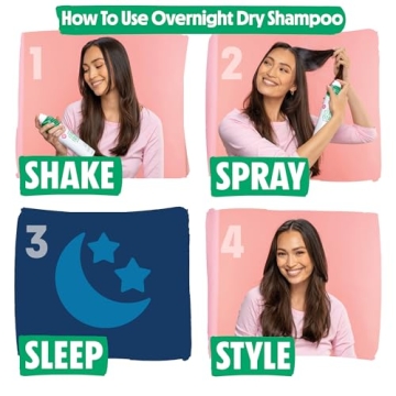 Not Your Mother's Overnight Dry Shampoos and Serum 3-Pack