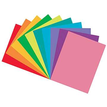 Tru-Ray Construction Paper, Vibrant Colors & Durability