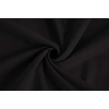 Genayge Women's Plus Size Ruffle Tunic Tops Summer Short Sleeve Loose T-Shirt Blouses Black