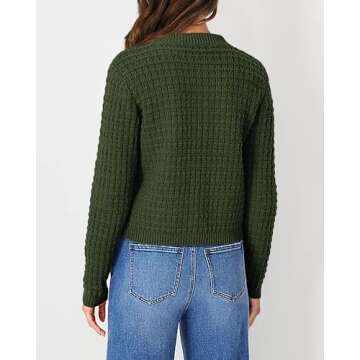 PRETTYGARDEN Women's Knit Cardigan Sweaters Casual Long Sleeve Open Front Button Down Trendy Jackets...